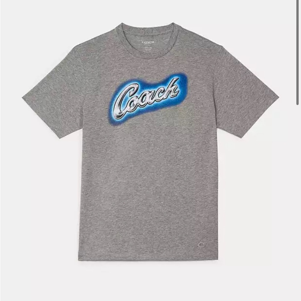 COACH men’s airbrush t-shirt. Size M